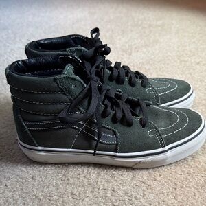 Vans Kids High-Top Sneakers - Dark Green